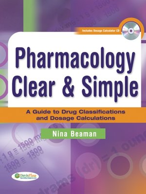 cover image of Pharmacology Clear and Simple